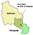 Image 18Gran Chaco was the site of the Chaco War (1932–35), in which Bolivia lost most of the disputed territory to Paraguay (from Paraguay)