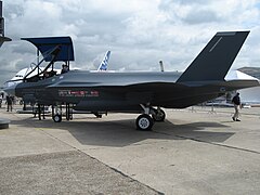 F-35A during Air Show in Le Bourget, 2007