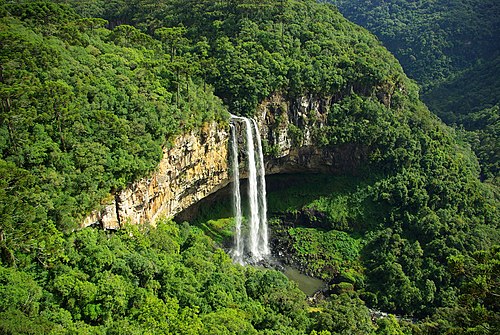 Caracol-Wasserfall (Cascata do Caracol), Brasilien