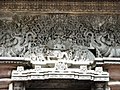 Soapstone sculpture on the Hoysala temple at Belur, India[20]