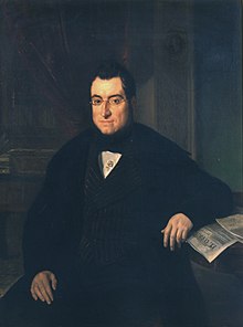 Bonaventura Carles Aribau (1844) oil of Joaquim Espalter, to the Reial Acadèmia Catalana de Belles Arts de Sant Jordi of Barcelona