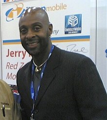 photographie de Jerry Rice souriant