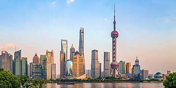 View of Pudong from Hongkou District