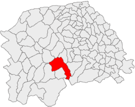 Location in Suceava County