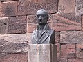 Bust in front of the Alte Universität in Marburg