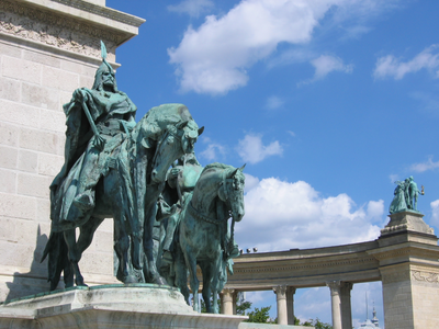 Árpád leading the other chieftains