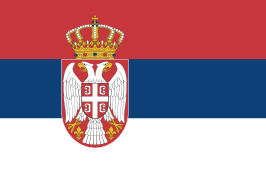 ? Vlag van Servië