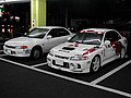 ベース車の5代目ランサーとGSR（96年Gr.Aテストカー仕様レプリカ）の比較