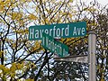 Haverford Ave' a 'N Narberth Ave', Narberth