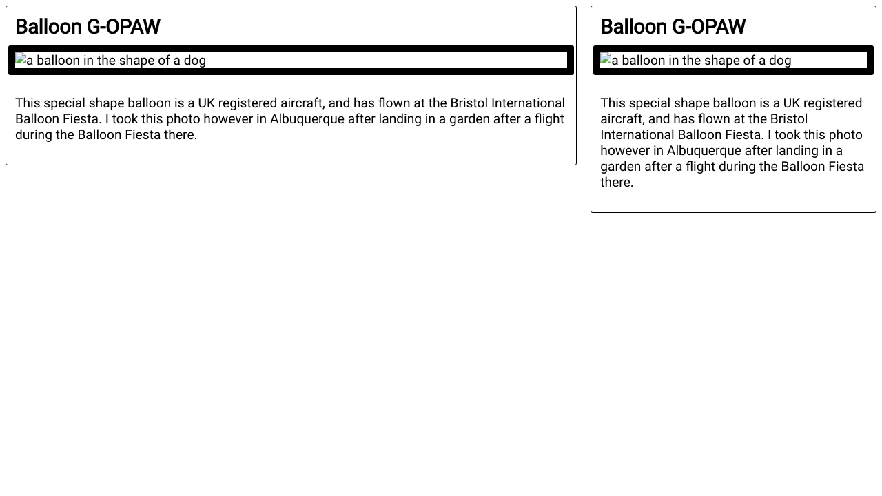 Balloon G-OPAW