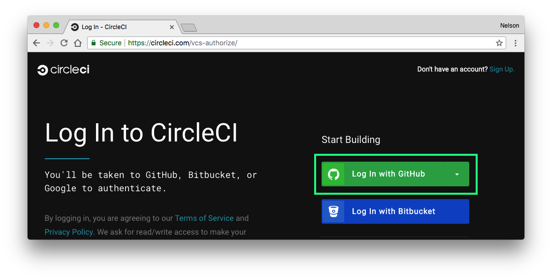 circle-login-with-github