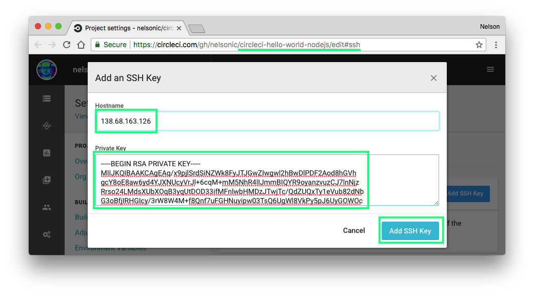 circleci-add-ssh-private-key