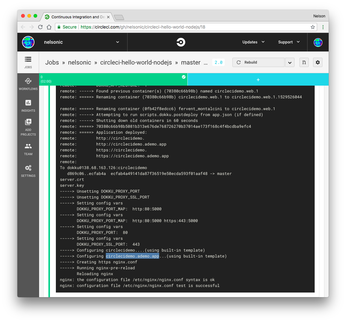 circleci-deployed-successfully