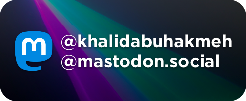 Mastodon @khalidbuhakmeh@mastodon.social