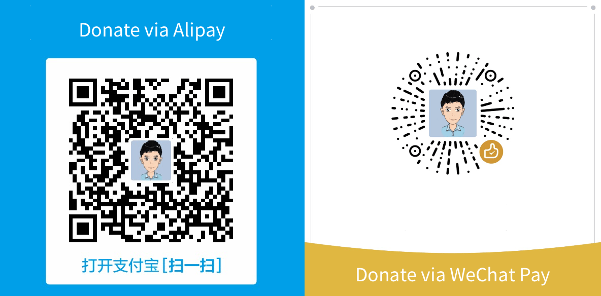 Alipay And WeChat Donation