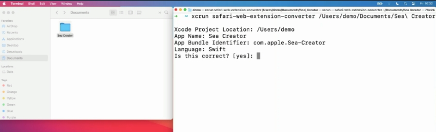 Apple Webextensions