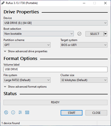 format-usb-rufus 43feba9e