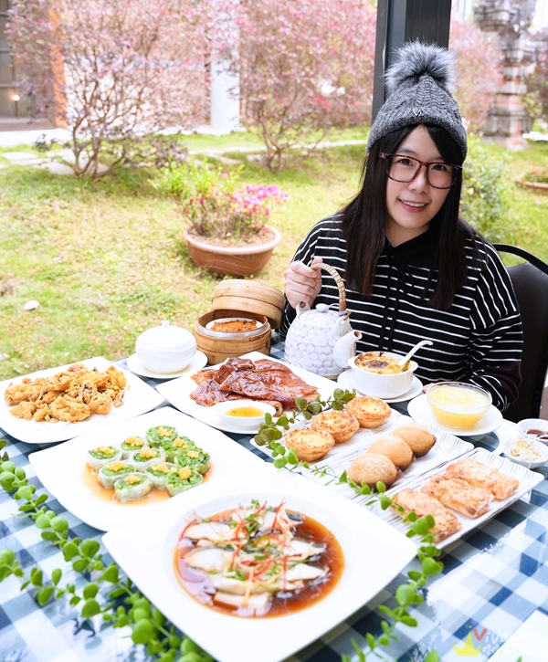 新竹寶山美食｜『夏沐語港式點心園』超Chill的峇里島風景觀餐廳~好吃的港式飲茶推薦～附設免費停車場！