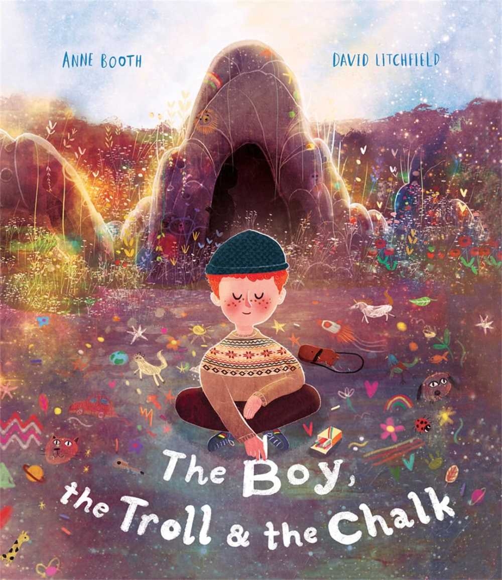 暢銷繪本搭檔再聯手《神奇畫筆開啟友誼》The Boy, the Troll and the Chalk