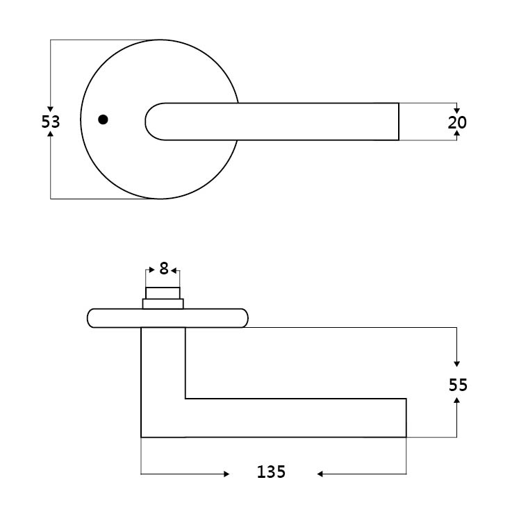 Coating Lever Handle