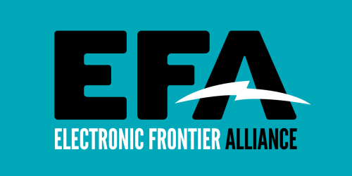 The Electronic Frontier Alliance logo.