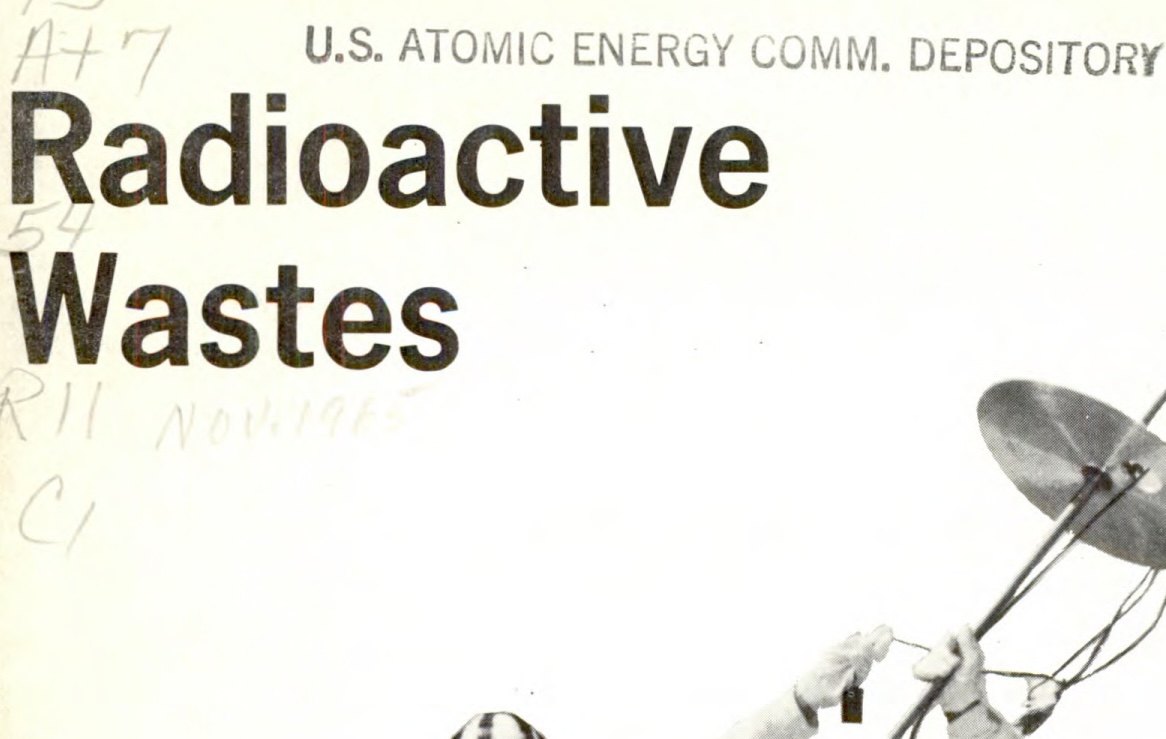 Radioactive Waste report cover