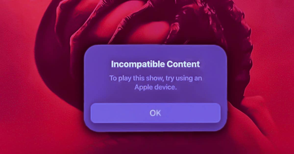 How To Fix ‘Incompatible Content’ Error in Apple TV: 5 Ways