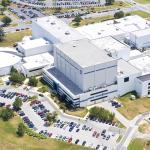 Aerial view of NASA's Goddard Space Flight Center in Greenbelt, Maryland, in 2010.