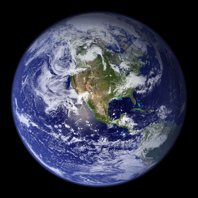 Environmental Management banner photo of the earth from space