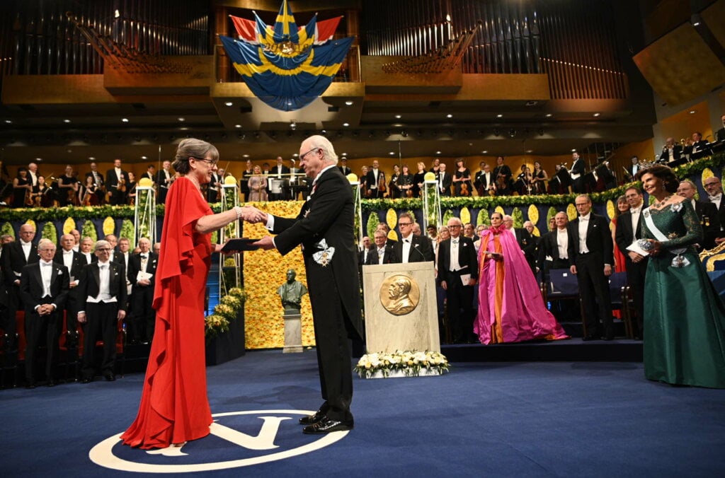 Strickland recieving medal