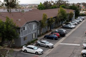 SUT-L-PRESERVE-HOUSING-006 The View Apartments complex, as seen on Doriana Street in Paradise Hills on Tuesday, June 30, 2026. This week, San Diego launched a fund of $8.5 million to help purchase apartment complexes. (Kristian Carreon / The San Diego Union-Tribune)