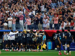 SUT-L-USA-World-Cup-010 USA celebrates after Auston Trusty #6 scored against Türkiye during a FIFA World Cup 2026 match. (K.C. Alfred / The San Diego Union-Tribune)