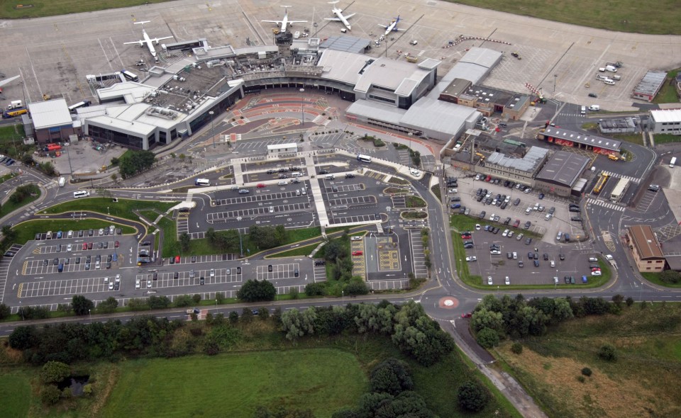 The UFO encounter occurred as the jet prepared to land at Leeds Bradford airport