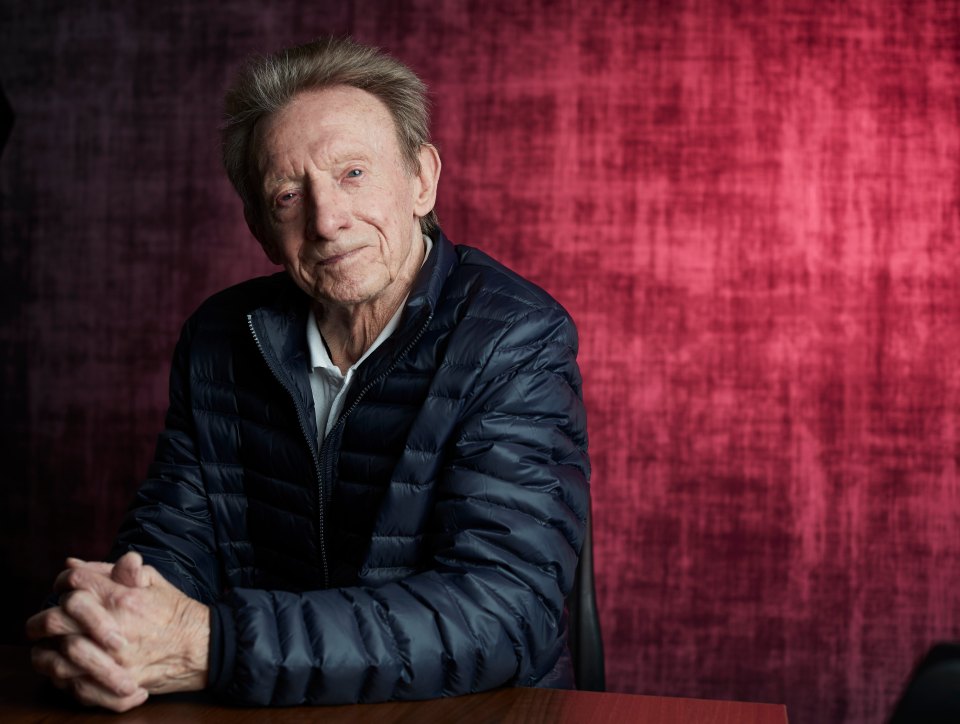 Portrait of Denis Law, former Scotland and Manchester United footballer.