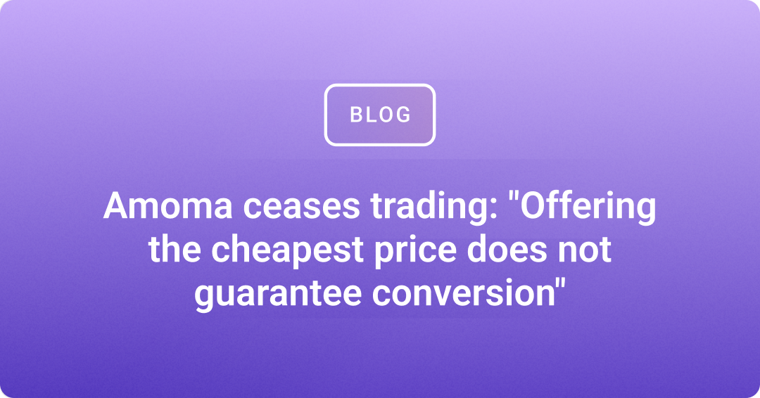 Amoma ceases trading: The cheapest price doesn't guarantee conversion